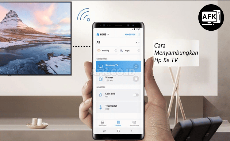 Cara Menyambungkan Hp Ke TV