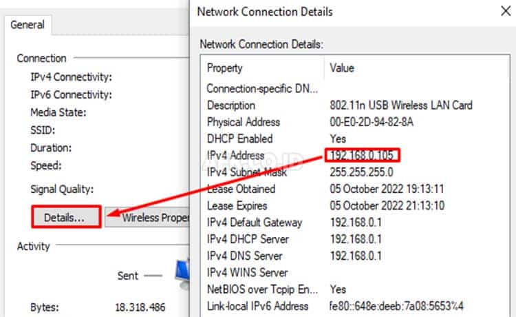 cara cek ip address fb