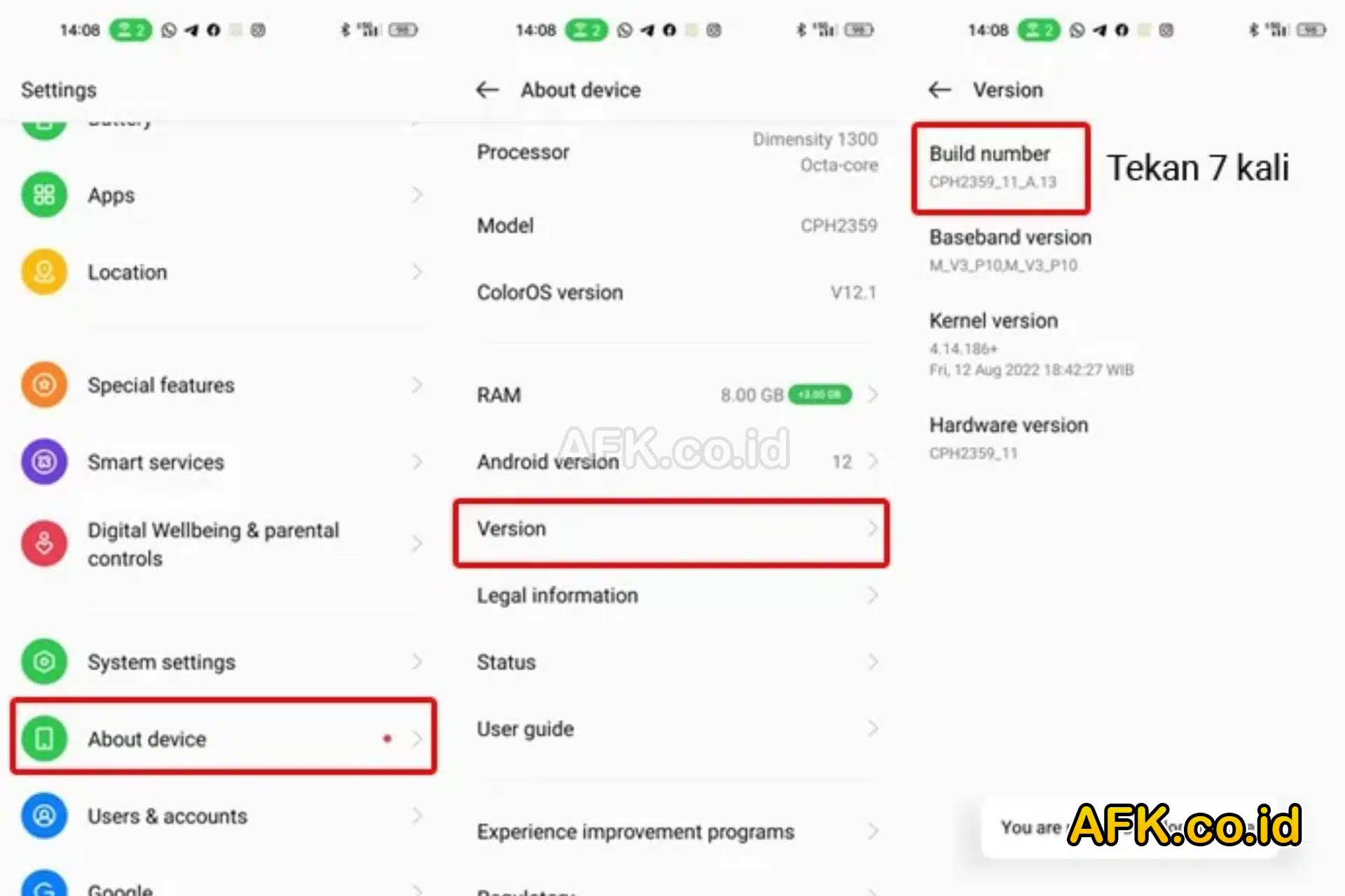 Cara Membuka Developer Options Di HP OPPO