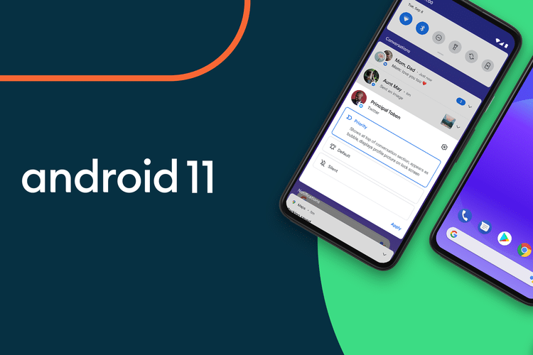 ilustrasi android 11