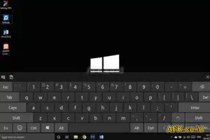 ilustrasi tampilan keyboard virtual di windows