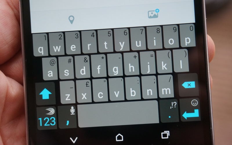 ilustrasi keyboard virtual di android