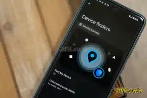 hp android yang menampilkan cara mematikan fitur temukan perangkat saya