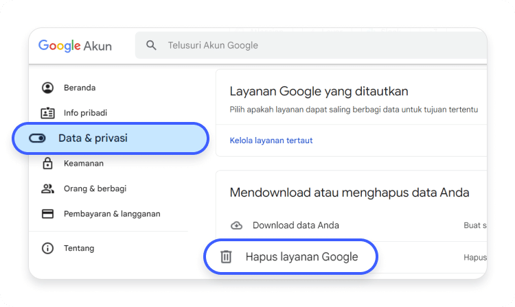 hapus akun google dari gmail dari 2 cara hapus akun google