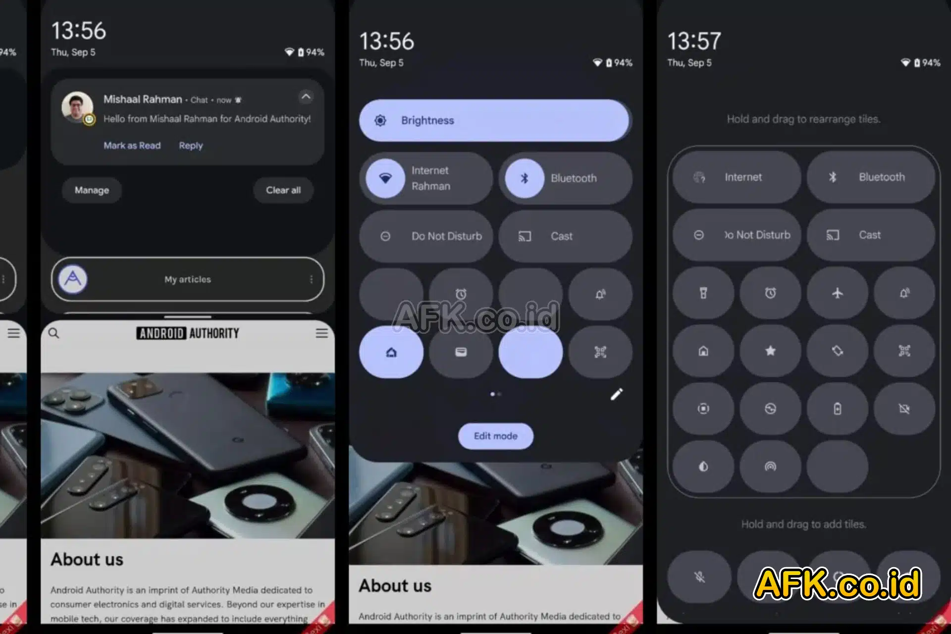 tampilan notifikasi terbaru kenapa google pisahkan panel notifikasi di android 16