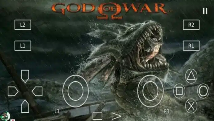 bermain god of war di emulator game ps 2